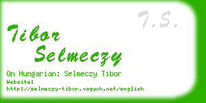 tibor selmeczy business card